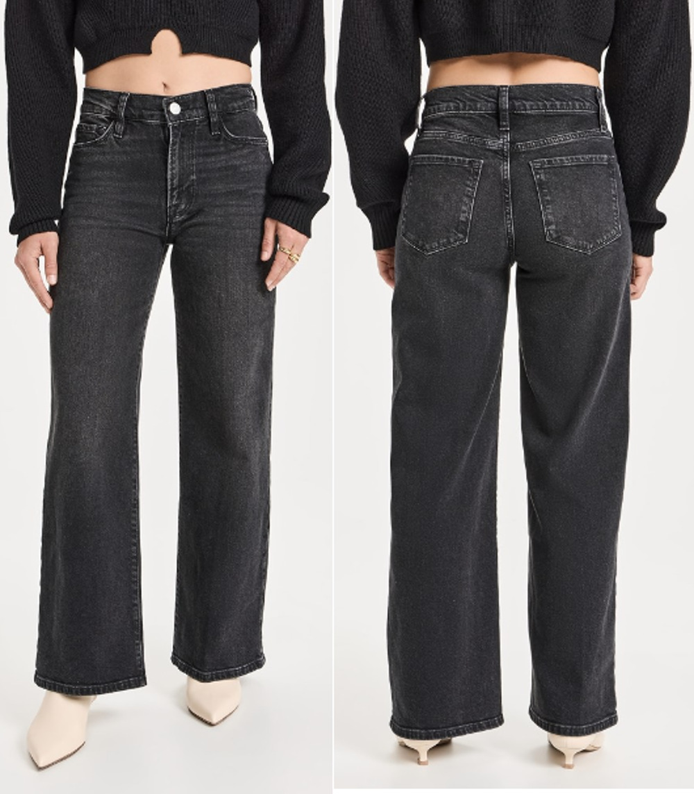 Frame Le Pixie High Waisted Slim Wide Leg Palazzo Jeans Hutchinson Women's 31